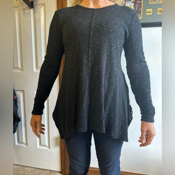 Max Jeans Women’s tunic. Solid front, print back. Size S - Picture 4 of 6